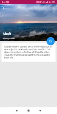 Maritime Terms android App screenshot 0